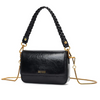 Bolsa Santa Lolla Baguete Metalizado Snake Alça Trança  0470.4B5E.037C