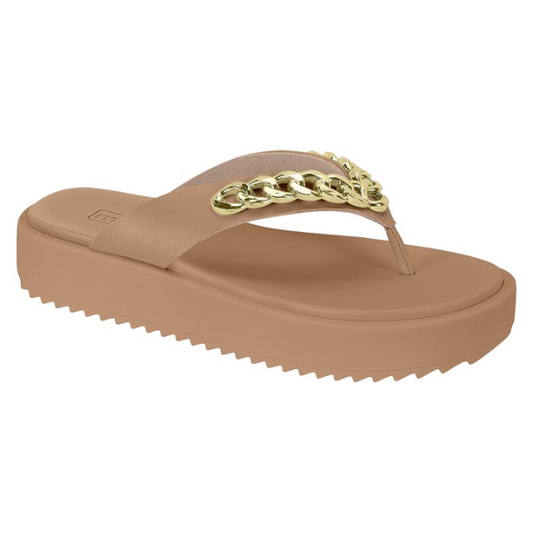 Sandália Moleca Detalhe Dourado 5489.111