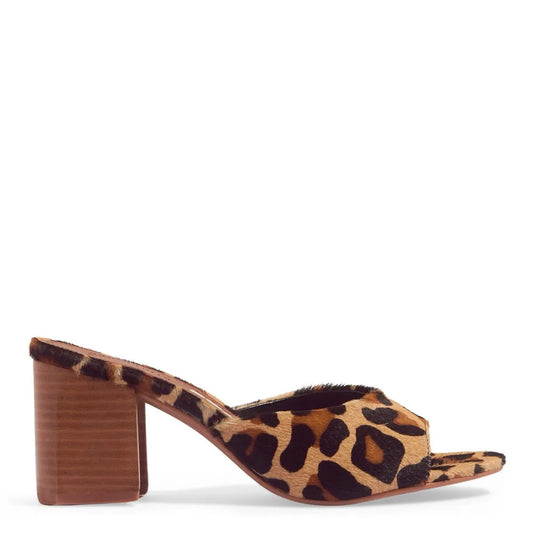 Mule Santa Lolla Couro Estampa Animal Print Salto Bloco 0834.4B04