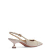 Scarpin Santa Lolla Slingback Couro Confort Bico Fino Salto Baixo 06F2.4A7B.033B