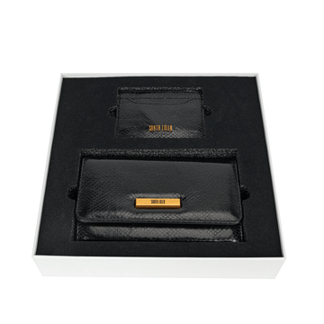 Clutch Santa Lolla Metalizado Cobra Alça De Mão 0471.471E.02CD