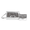 Clutch Santa Lolla Metalizado Cobra Alça De Mão 0471.471E.02CD