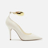 Scarpin Arezzo Couro Salto Fino Tira Silvia Braz A127540109