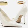Scarpin Arezzo Couro Salto Fino Tira Silvia Braz A127540109