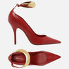 Scarpin Arezzo Couro Salto Fino Tira Silvia Braz A127540109