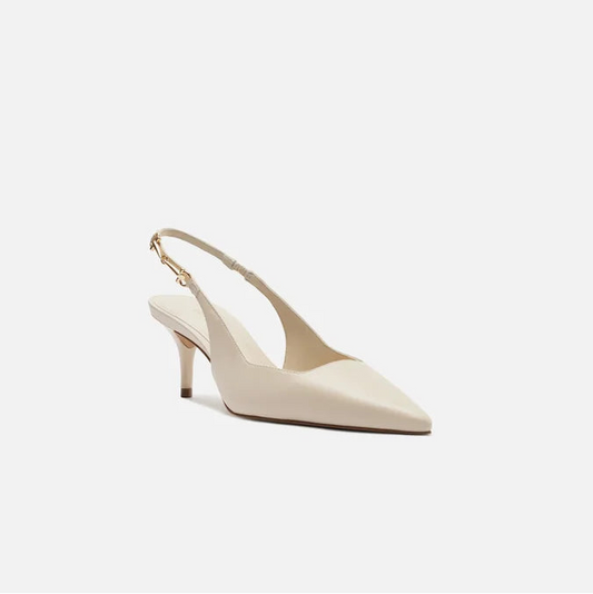 Scarpin Arezzo Couro Slingback Detalhe Metal A127570089