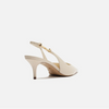 Scarpin Arezzo Couro Slingback Detalhe Metal A127570089