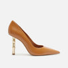 Scarpin Arezzo Couro Salto Bamboo Metal A135490001