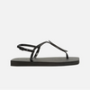 Sandália Rasteira Arezzo Slim Square Quartzo Z190270080