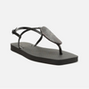 Sandália Rasteira Arezzo Slim Square Quartzo Z190270080