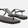Sandália Rasteira Arezzo Slim Square Quartzo Z190270080