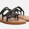 Rasteira Arezzo Bico Redondo Snake Nancy Z190300012