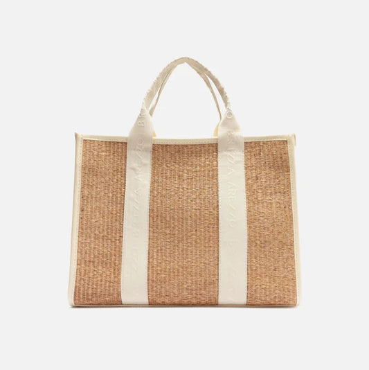 Bolsa Arezzo Tote Palha Brizza Z195130017