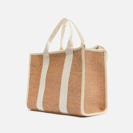 Bolsa Arezzo Tote Palha Brizza Z195130017