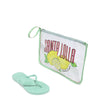Chinelo Santa Lolla Flip Flop Borracha E Necessaire Transparente 0342.4C50.0016