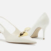 Scarpin Arezzo Couro Slingback Metal Silvia Braz A127570108