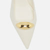 Scarpin Arezzo Couro Slingback Metal Silvia Braz A127570108