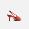 Scarpin Arezzo Couro Slingback Metal Silvia Braz A127570108
