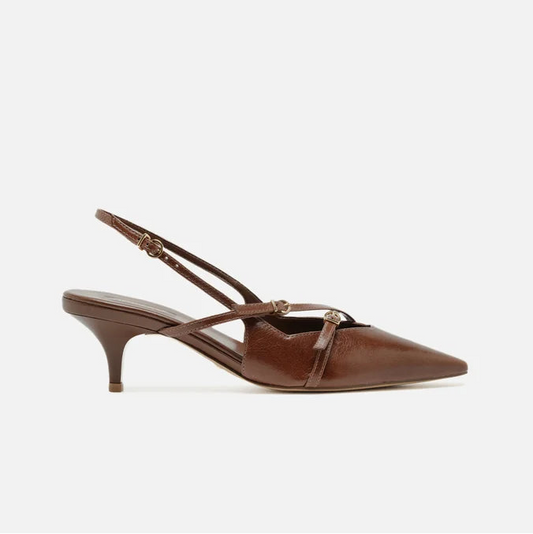 Scarpin Arezzo Salto Médio Amélia Couro A132110001