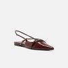 Sapatilha Arezzo Verniz Slingback Tiras Fivelas A132190004