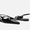 Sapatilha Arezzo Verniz Slingback Tiras Fivelas A132190004
