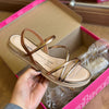 Sandália Dakota Flatform Metalizada Y7375