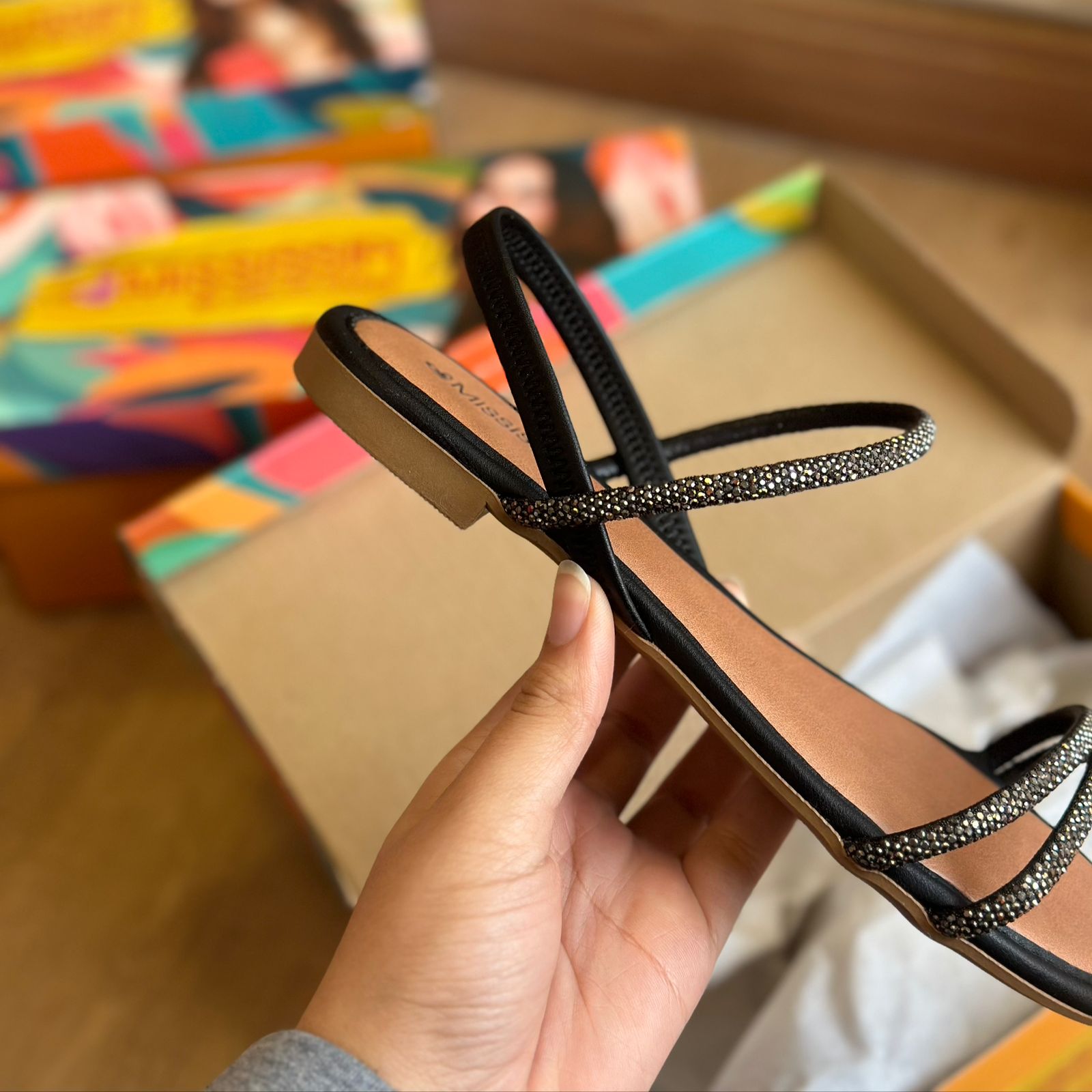 Sandália Rasteira Mississipi MI443 – Zem Shoes