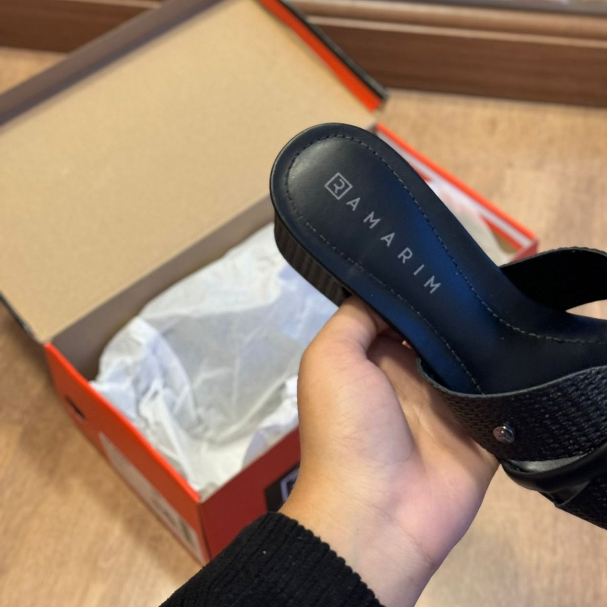 Tamanco Ramarim Salto Baixo 2430202 – Zem Shoes