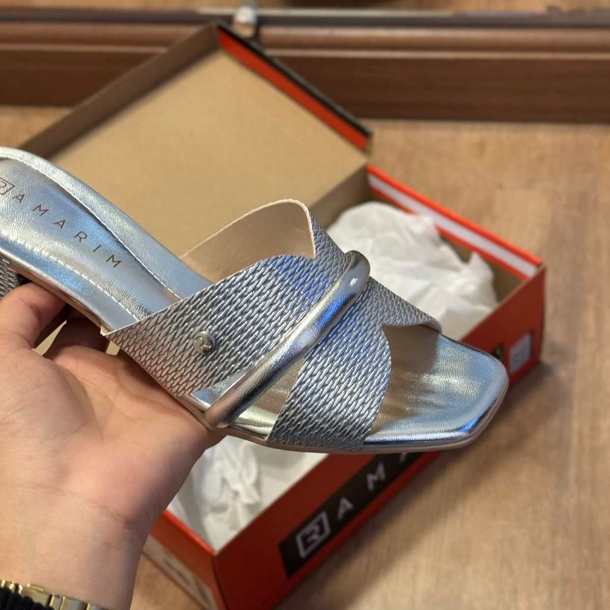 Tamanco Ramarim Salto Baixo 2430202 – Zem Shoes