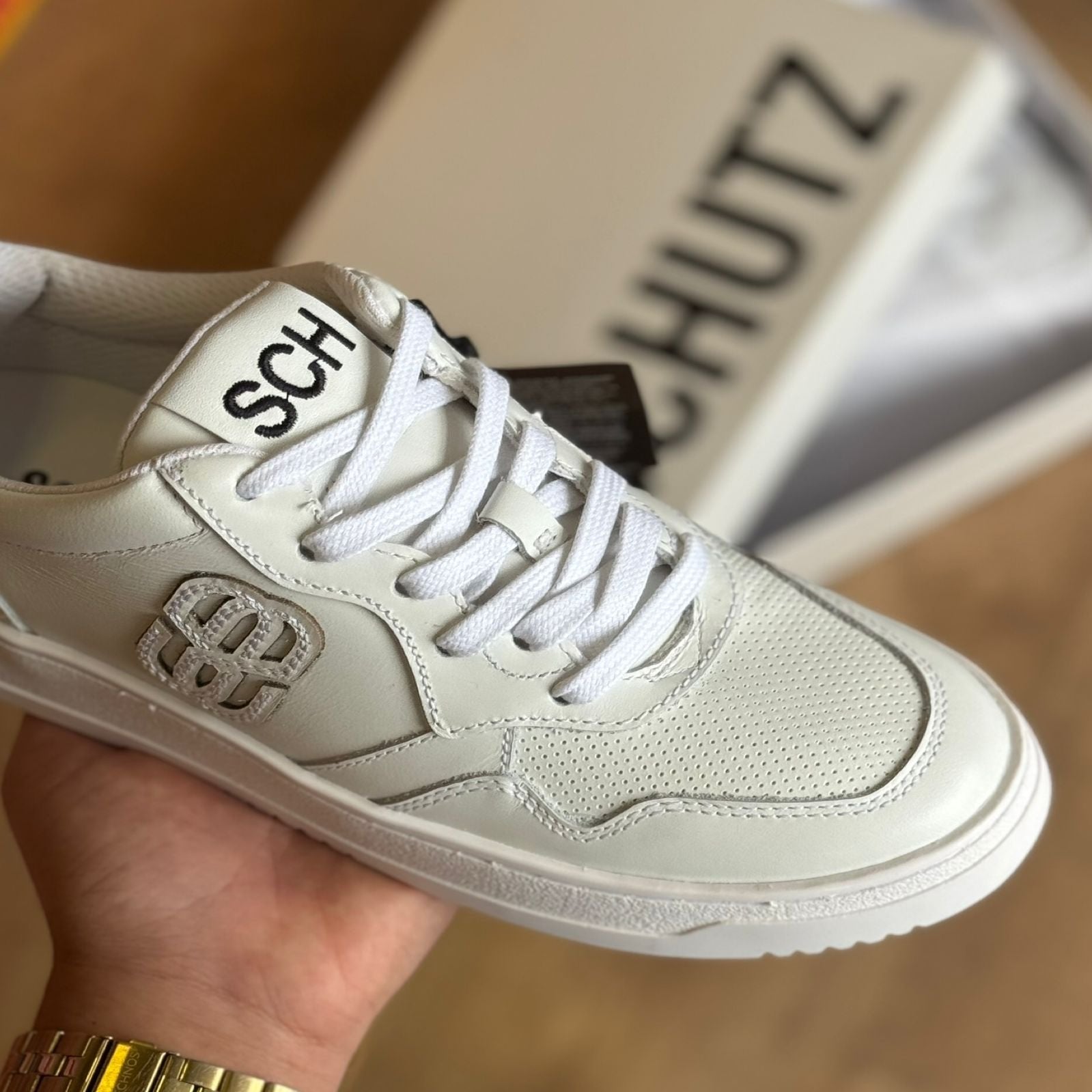 Tênis Schutz Logomania Couro S217250012 – Zem Shoes