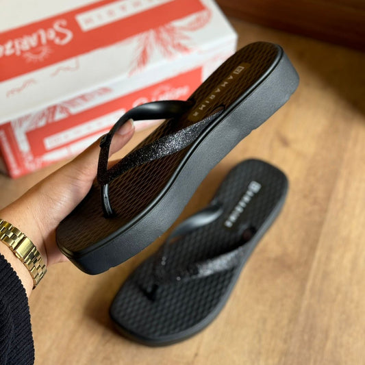 Chinelo de Dedo Ramarim Tiras em Glitter 248202
